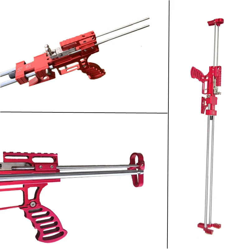 🔥Hot Sale🔥 80LBS Telescopic Long Pole Slingshot Laser 🔥Free shipping🔥