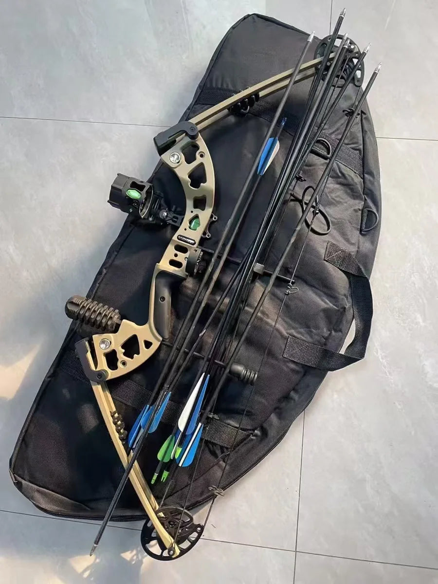 Dual Purpose Steel Ball Composite Bow and Arrow, Adult High-Precision Slingshot