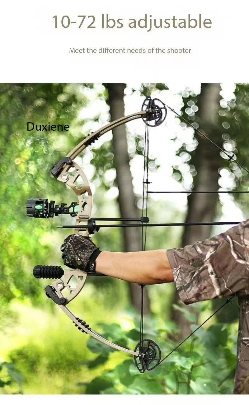 Dual Purpose Steel Ball Composite Bow and Arrow, Adult High-Precision Slingshot