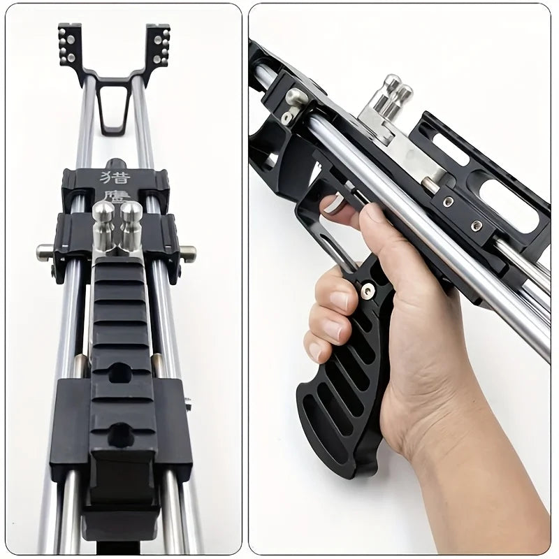 🔥Hot Sale🔥 80LBS Telescopic Long Pole Slingshot Laser 🔥Free shipping🔥