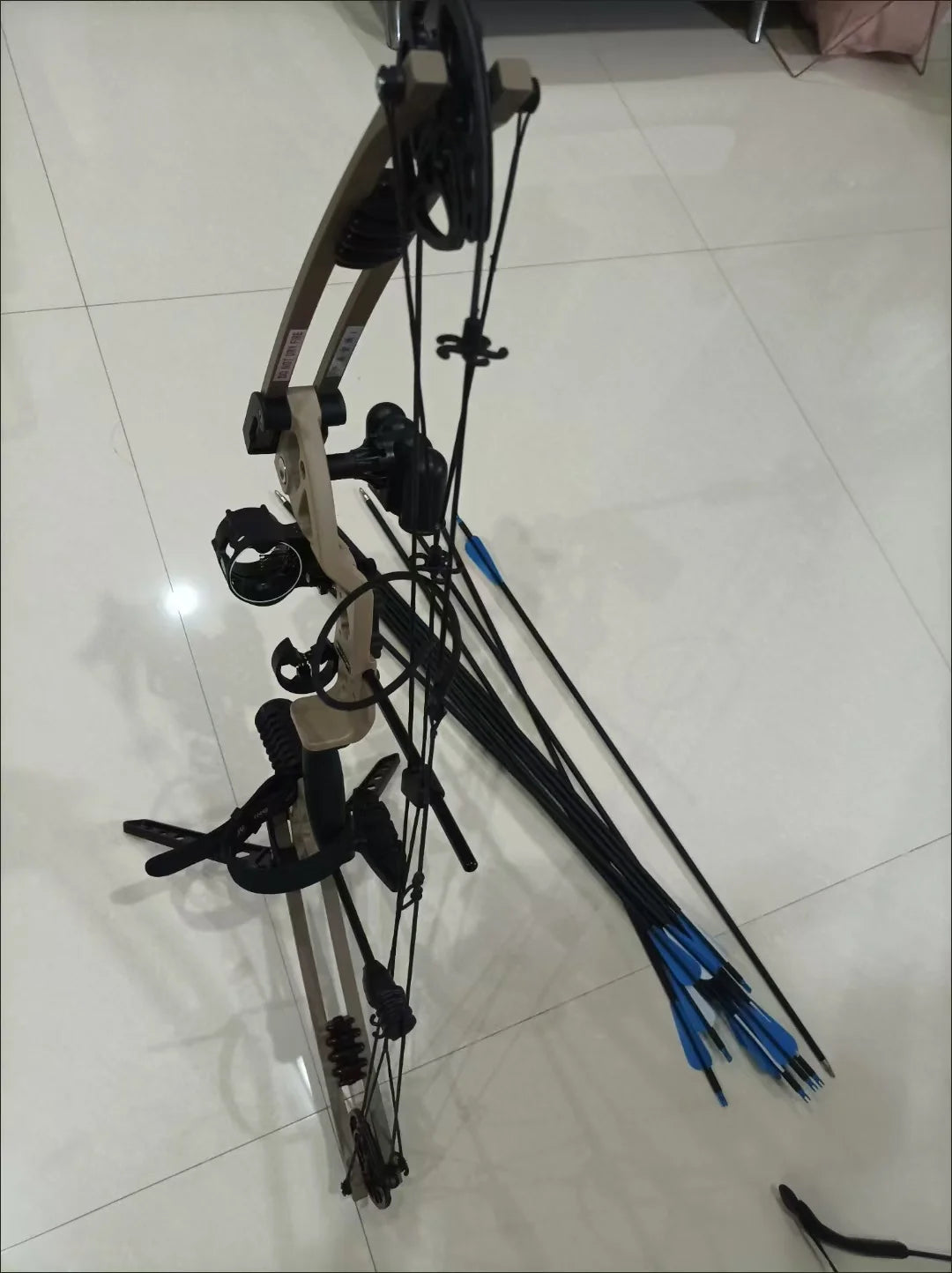 Dual Purpose Steel Ball Composite Bow and Arrow, Adult High-Precision Slingshot
