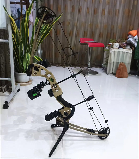 Dual Purpose Steel Ball Composite Bow and Arrow, Adult High-Precision Slingshot