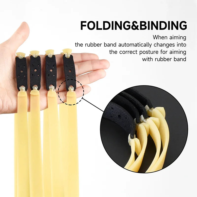 Highly Elastic Rubber Bands for Attaching Slingshot (2/4/6 pcs)