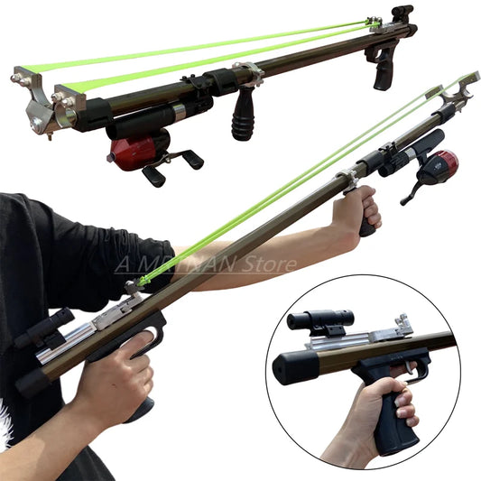 Pro Laser Folding Hunting Slingshot Set